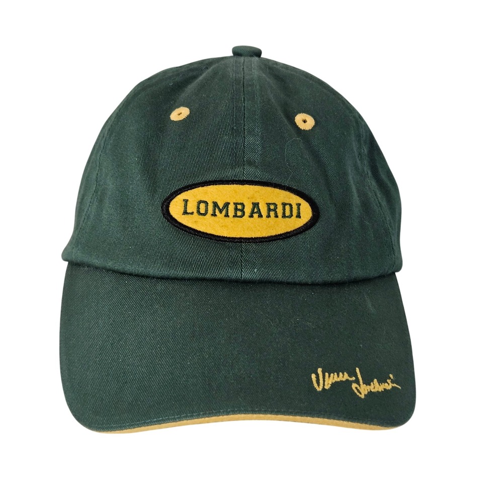 Titletown Legends Vintage Hat OS Green Lombardi Signature Quote Baseball Cap